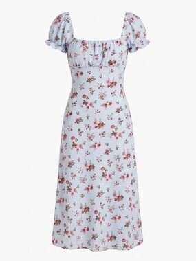 Floral Puff Sleeve Maxi Dress NWOT